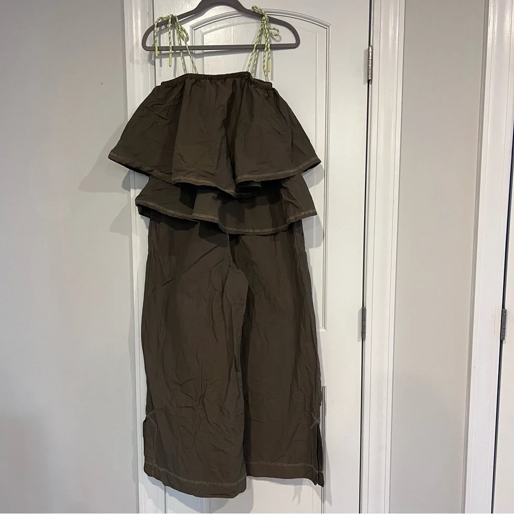 Free People FP Movement Warm Down One Piece Brown XS NWOT - Picture 3 of 7